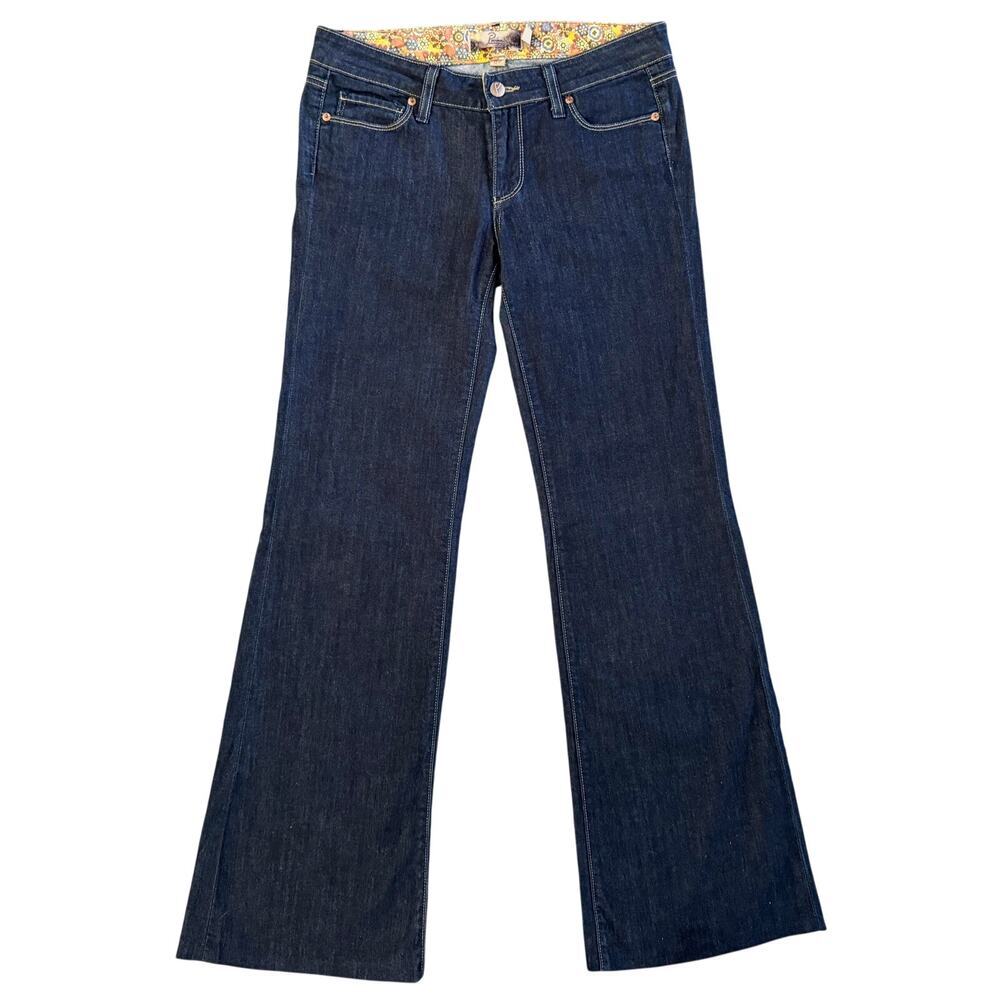 Paige jeans Women's Size 27 Bentley Wide Leg Flare Lahaina Wash Y2K vintage 1164